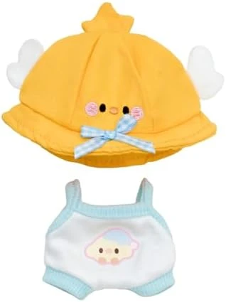 CALEMBOU Doll Clothes, 4 Inches Cute Macaron Animal Series Doll Clothes Suit For 10cm Plush Doll, Kawaii Doll Accessories Toys Gifts For Girls(Only Clothes) (Excited Duck) 8 CALEMBOU Doll Clothes, 4 Inches Cute Macaron Animal Series Doll Clothes Suit For 10cm Plush Doll, Kawaii Doll Accessories Toys Gifts For Girls(Only Clothes) (Excited Duck) - Image 8