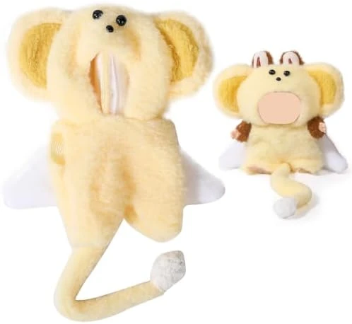 17CM Doll Clothes Set, Hat Overalls Accessories Suit Funny Cute Set Compatible For Standing/Sitting LABUBU Or Any 17cm/6.7inch Doll (Christmas Deer Jumpsuit) 4 17CM Doll Clothes Set, Hat Overalls Accessories Suit Funny Cute Set Compatible For Standing/Sitting LABUBU Or Any 17cm/6.7inch Doll (Christmas Deer Jumpsuit) - Image 4