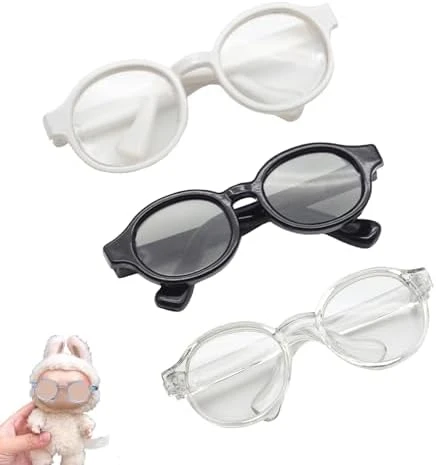 Mini Glasses For Labubu Sunglasses Stylish Eyewear For Labubu Eyeglasses For Labubu Macarons (Group C) 6 Mini Glasses For Labubu Sunglasses Stylish Eyewear For Labubu Eyeglasses For Labubu Macarons (Group C) - Image 6