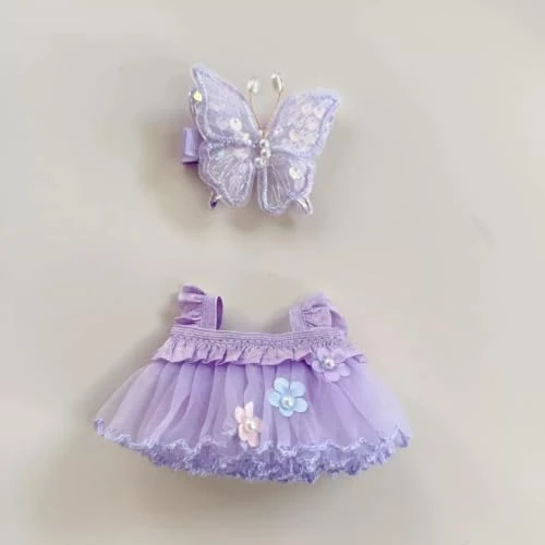 17cm Doll Clothes Set, Sweet Dress Outfit Set For 6.7inch Doll Suit, Fashion Chic & Accessories For Doll 1st/2nd/3rd 2 17cm Doll Clothes Set, Sweet Dress Outfit Set For 6.7inch Doll Suit, Fashion Chic & Accessories For Doll 1st/2nd/3rd - Image 2