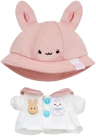 CALEMBOU Doll Clothes, 4 Inches Cute Macaron Animal Series Doll Clothes Suit For 10cm Plush Doll, Kawaii Doll Accessories Toys Gifts For Girls(Only Clothes) (Excited Duck) 6 CALEMBOU Doll Clothes, 4 Inches Cute Macaron Animal Series Doll Clothes Suit For 10cm Plush Doll, Kawaii Doll Accessories Toys Gifts For Girls(Only Clothes) (Excited Duck) - Image 6