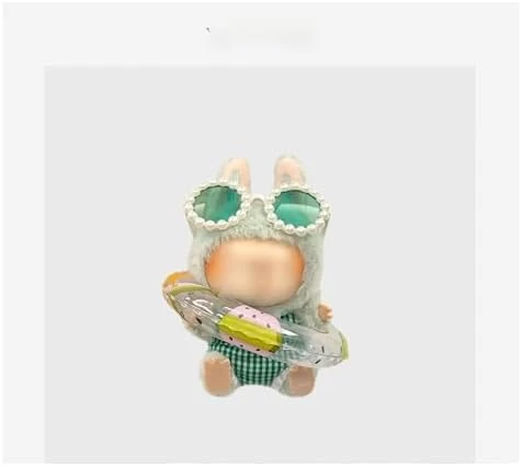 Pendant Button Knitted Sweater Labu Hat Replacement Kit (Yellow Polka Dot Swimsuit + Yellow Surfboard + Necklace + Yellow Straw Hat) 7 Pendant Button Knitted Sweater Labu Hat Replacement Kit (Yellow Polka Dot Swimsuit + Yellow Surfboard + Necklace + Yellow Straw Hat) - Image 7