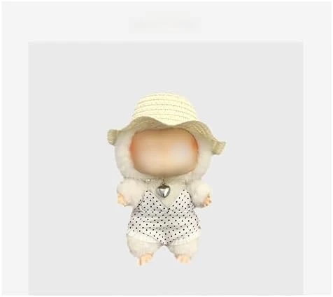 Pendant Button Knitted Sweater Labu Hat Replacement Kit (Yellow Polka Dot Swimsuit + Yellow Surfboard + Necklace + Yellow Straw Hat) 11 Pendant Button Knitted Sweater Labu Hat Replacement Kit (Yellow Polka Dot Swimsuit + Yellow Surfboard + Necklace + Yellow Straw Hat) - Image 11