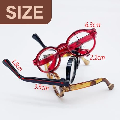 Mini Glasses For Labubu Sunglasses Stylish Eyewear For Labubu Eyeglasses For Labubu Macarons (Group C) 5 Mini Glasses For Labubu Sunglasses Stylish Eyewear For Labubu Eyeglasses For Labubu Macarons (Group C) - Image 5