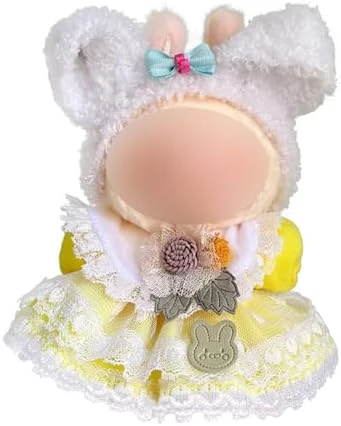 Dress Clothes Set For Labubu Dolls Outfit Doll Dress Clothes Accessories Compatible With 17cm Labubu 1st & 2nd No Doll Included (Style A) 8 Dress Clothes Set For Labubu Dolls Outfit Doll Dress Clothes Accessories Compatible With 17cm Labubu 1st & 2nd No Doll Included (Style A) - Image 8