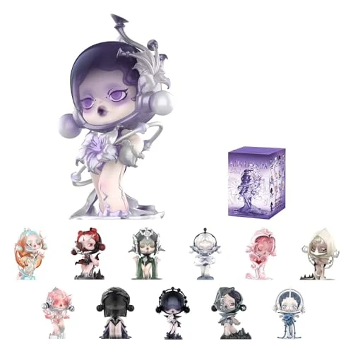 POP MART SKULLPANDA The Sound Series Figures, SKULLPANDA Blind Box Figures, Random Design Action Figures Collectible Toys Home Decorations, Holiday Birthday Gifts, Single Box 1 POP MART SKULLPANDA The Sound Series Figures, SKULLPANDA Blind Box Figures, Random Design Action Figures Collectible Toys Home Decorations, Holiday Birthday Gifts, Single Box