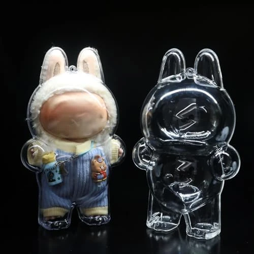 2Pcs Protective Case For LABUBU The Monsters Exciting Macaron & Big Into Energy - Clear Display Case, Dustproof Acrylic Cover For Standing Figures (Doll Not Included) 8 2Pcs Protective Case For LABUBU The Monsters Exciting Macaron & Big Into Energy - Clear Display Case, Dustproof Acrylic Cover For Standing Figures (Doll Not Included) - Image 8