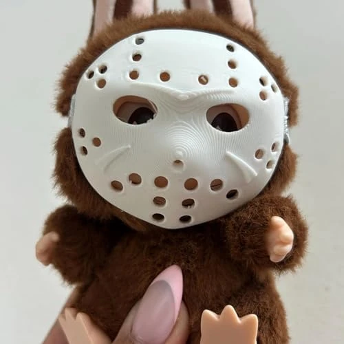 3D Printed Accessories For Labubu 17 Cm Plush Figures – Graduation Cap, Baseball Cap, Horror Hockey Mask & Muzzle Mask – DIY Decor For Mini Doll Collectors (No Doll) (Graduation Cap) 8 3D Printed Accessories For Labubu 17 Cm Plush Figures – Graduation Cap, Baseball Cap, Horror Hockey Mask & Muzzle Mask – DIY Decor For Mini Doll Collectors (No Doll) (Graduation Cap) - Image 8