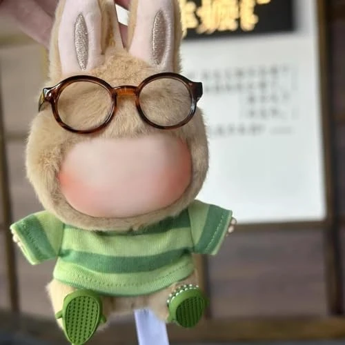 YWWY 3 Pack Glasses For Labubu Glasses, Mini Glasses For Labubu Dress Up Accessories, Stylish Doll Accessories For 17 Inch Dolls, Ideal Gift For Labubu Fans 2 YWWY 3 Pack Glasses For Labubu Glasses, Mini Glasses For Labubu Dress Up Accessories, Stylish Doll Accessories For 17 Inch Dolls, Ideal Gift For Labubu Fans - Image 2