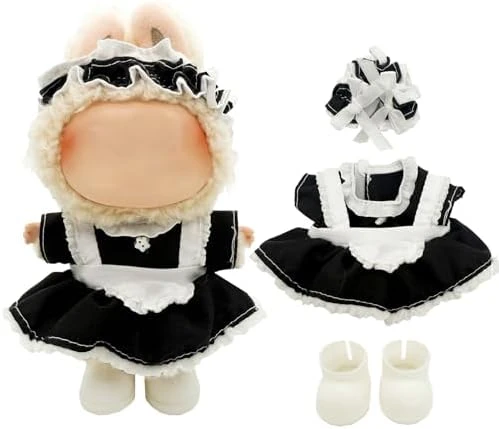 Clothes For Labubu - 5PC Set With Shoes For 6.7 Inches Doll, Premium Labubu Outfit With Accessories, Stylish Labubu Clothes For Doll (NO Doll)(LBB-61) 8 Clothes For Labubu - 5PC Set With Shoes For 6.7 Inches Doll, Premium Labubu Outfit With Accessories, Stylish Labubu Clothes For Doll (NO Doll)(LBB-61) - Image 8