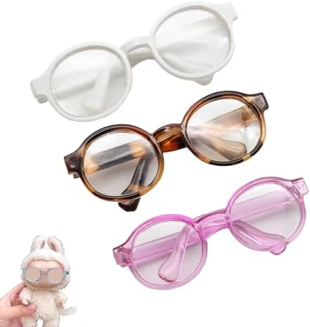 Mini Glasses For Labubu Sunglasses Stylish Eyewear For Labubu Eyeglasses For Labubu Macarons (Group C) 8 Mini Glasses For Labubu Sunglasses Stylish Eyewear For Labubu Eyeglasses For Labubu Macarons (Group C) - Image 8