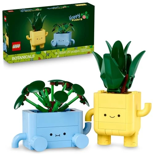 LEGO Botanicals Happy Plants Building Toys - Bedroom Or Dorm Room Decor For Girls, Boys, & Adults, Desk Or Shelf Display - Birthday Gift Ideas For Kids, Ages 9+ - 10349 1 LEGO Botanicals Happy Plants Building Toys - Bedroom Or Dorm Room Decor For Girls, Boys, & Adults, Desk Or Shelf Display - Birthday Gift Ideas For Kids, Ages 9+ - 10349