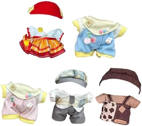 Doll Clothes For Doll, 6 Pack Outfits For 17cm Doll, Perfect For Play & Display, Doll Accessories For Collectors (No Dolls) (Set 3) 8 Doll Clothes For Doll, 6 Pack Outfits For 17cm Doll, Perfect For Play & Display, Doll Accessories For Collectors (No Dolls) (Set 3) - Image 8