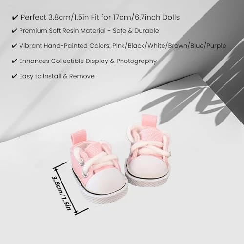 Clothes Set For Dolls Accessoriess (No Doll), Cute Kawaii Outfit Set 5 Pieces For 15cm 17cm Doll, Dress Up Doll Clothing Set Replacement With Hat Glasses Sweater Shoes 1 Clothes Set For Dolls Accessoriess (No Doll), Cute Kawaii Outfit Set 5 Pieces For 15cm 17cm Doll, Dress Up Doll Clothing Set Replacement With Hat Glasses Sweater Shoes