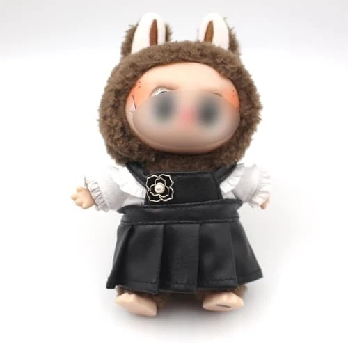 Original Design Doll Clothes Black Whole Set For 17cm Labubu With Hat,Jacket,Pants,Camera,Shoes(NO Doll) 6 Original Design Doll Clothes Black Whole Set For 17cm Labubu With Hat,Jacket,Pants,Camera,Shoes(NO Doll) - Image 6