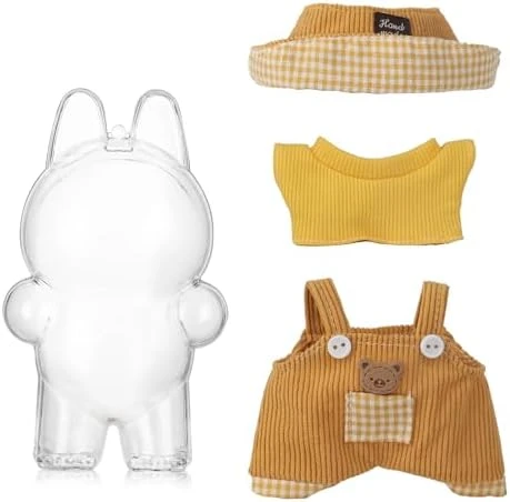 Protective Case & Clothes Set For Labubu: Snap-Seal Display Shell + Outfit For 6.7inch Figures (6.7 Inch) 7 Protective Case & Clothes Set For Labubu: Snap-Seal Display Shell + Outfit For 6.7inch Figures (6.7 Inch) - Image 7