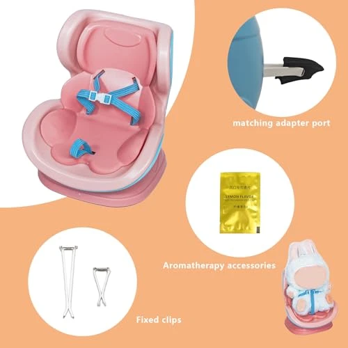 Doll Car Seat For Labubu Air Vent Clip And Desktop Stand, Cute And Functional Car Ornament For Doll Fans And Collectors,Magnetic Desktop Base 3 Doll Car Seat For Labubu Air Vent Clip And Desktop Stand, Cute And Functional Car Ornament For Doll Fans And Collectors,Magnetic Desktop Base - Image 3