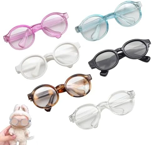Mini Glasses For Labubu Sunglasses Stylish Eyewear For Labubu Eyeglasses For Labubu Macarons (Group C) 10 Mini Glasses For Labubu Sunglasses Stylish Eyewear For Labubu Eyeglasses For Labubu Macarons (Group C) - Image 10