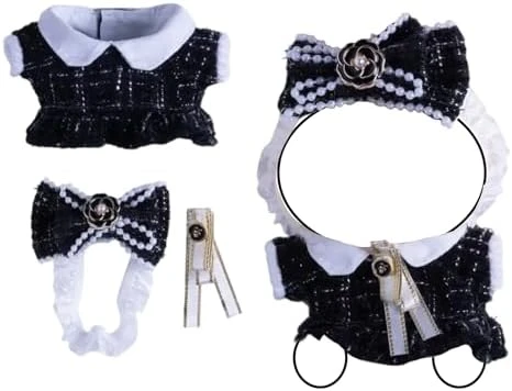 6PCS Princeling Doll Clothes Set For LABUBU Dolls – Green Suit With Crown, Yellow Scarf, Belt, Shoes & Rose Accessory – Fantasy Costume Outfit – Doll Not Included 5 6PCS Princeling Doll Clothes Set For LABUBU Dolls – Green Suit With Crown, Yellow Scarf, Belt, Shoes & Rose Accessory – Fantasy Costume Outfit – Doll Not Included - Image 5