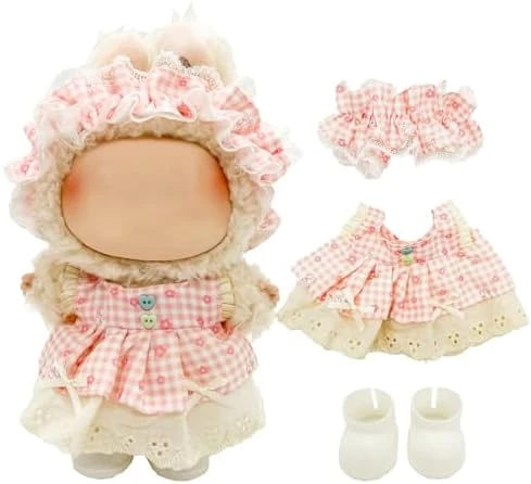 Clothes For Labubu - 5PC Set With Shoes For 6.7 Inches Doll, Premium Labubu Outfit With Accessories, Stylish Labubu Clothes For Doll (NO Doll)(LBB-61) 11 Clothes For Labubu - 5PC Set With Shoes For 6.7 Inches Doll, Premium Labubu Outfit With Accessories, Stylish Labubu Clothes For Doll (NO Doll)(LBB-61) - Image 11