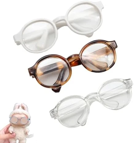 Mini Glasses For Labubu Sunglasses Stylish Eyewear For Labubu Eyeglasses For Labubu Macarons (Group C) 9 Mini Glasses For Labubu Sunglasses Stylish Eyewear For Labubu Eyeglasses For Labubu Macarons (Group C) - Image 9
