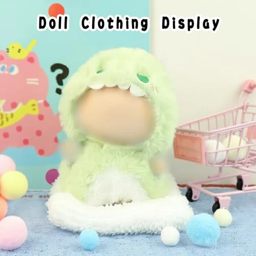 Clothes For Doll 17cm Accessories Suit Cute Clothes For Doll Dress Up Animal Style Outfits (NO Doll)(Dinosaur) 3 Clothes For Doll 17cm Accessories Suit Cute Clothes For Doll Dress Up Animal Style Outfits (NO Doll)(Dinosaur) - Image 3
