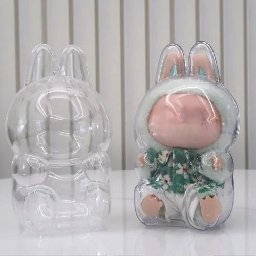 2Pcs Protective Case For LABUBU The Monsters Exciting Macaron & Big Into Energy - Clear Display Case, Dustproof Acrylic Cover For Standing Figures (Doll Not Included) 6 2Pcs Protective Case For LABUBU The Monsters Exciting Macaron & Big Into Energy - Clear Display Case, Dustproof Acrylic Cover For Standing Figures (Doll Not Included) - Image 6