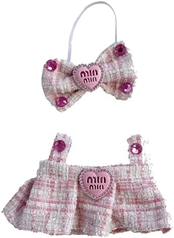 Doll Outfit Set For 17cm Dolls, 2 Piece Clothes Set For Doll, Premium Fashion Dresses For Dolls Accessories Suit (NO Doll) (Purple) 7 Doll Outfit Set For 17cm Dolls, 2 Piece Clothes Set For Doll, Premium Fashion Dresses For Dolls Accessories Suit (NO Doll) (Purple) - Image 7