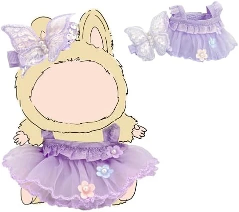 17cm Doll Clothes Set, Sweet Dress Outfit Set For 6.7inch Doll Suit, Fashion Chic & Accessories For Doll 1st/2nd/3rd 4 17cm Doll Clothes Set, Sweet Dress Outfit Set For 6.7inch Doll Suit, Fashion Chic & Accessories For Doll 1st/2nd/3rd - Image 4