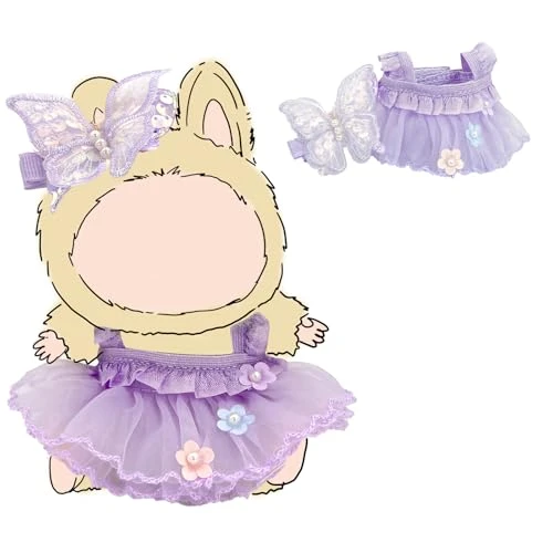 17cm Doll Clothes Set, Sweet Dress Outfit Set For 6.7inch Doll Suit, Fashion Chic & Accessories For Doll 1st/2nd/3rd 1 17cm Doll Clothes Set, Sweet Dress Outfit Set For 6.7inch Doll Suit, Fashion Chic & Accessories For Doll 1st/2nd/3rd