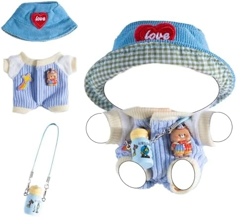 6PCS Princeling Doll Clothes Set For LABUBU Dolls – Green Suit With Crown, Yellow Scarf, Belt, Shoes & Rose Accessory – Fantasy Costume Outfit – Doll Not Included 3 6PCS Princeling Doll Clothes Set For LABUBU Dolls – Green Suit With Crown, Yellow Scarf, Belt, Shoes & Rose Accessory – Fantasy Costume Outfit – Doll Not Included - Image 3