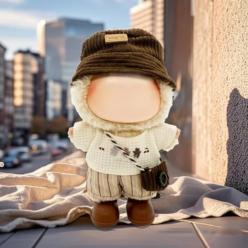 Clothes For Labubu - 5PC Set With Shoes For 6.7 Inches Doll, Premium Labubu Outfit With Accessories, Stylish Labubu Clothes For Doll (NO Doll)(LBB-61) 3 Clothes For Labubu - 5PC Set With Shoes For 6.7 Inches Doll, Premium Labubu Outfit With Accessories, Stylish Labubu Clothes For Doll (NO Doll)(LBB-61) - Image 3