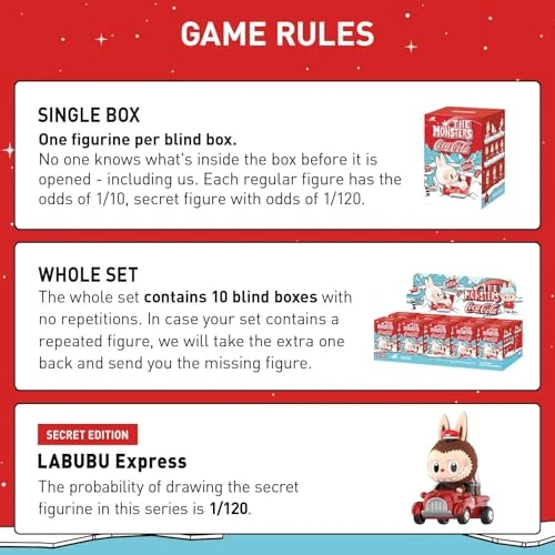 POP MART The Monsters Coca-Cola Series, Blind Box Figures, Random Design Action Figures Collectible Toys Home Decorations, Holiday Birthday Gifts, Single Box 2 POP MART The Monsters Coca-Cola Series, Blind Box Figures, Random Design Action Figures Collectible Toys Home Decorations, Holiday Birthday Gifts, Single Box - Image 2