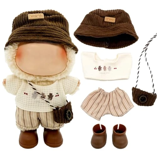 Clothes For Labubu - 5PC Set With Shoes For 6.7 Inches Doll, Premium Labubu Outfit With Accessories, Stylish Labubu Clothes For Doll (NO Doll)(LBB-61) 1 Clothes For Labubu - 5PC Set With Shoes For 6.7 Inches Doll, Premium Labubu Outfit With Accessories, Stylish Labubu Clothes For Doll (NO Doll)(LBB-61)