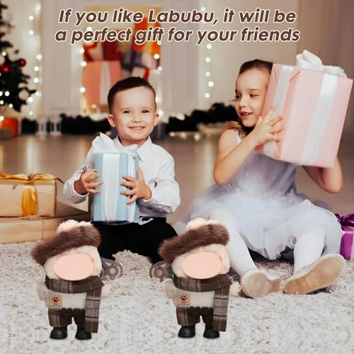 17cm Clothes Set For Doll (4Pcs) , Handcrafted Dress Up Unique Overalls Set & Style Hat Cute Clothes For Labubu Accessories Suit, Cute Clothes For Pop Mart Doll Not Included 4 17cm Clothes Set For Doll (4Pcs) , Handcrafted Dress Up Unique Overalls Set & Style Hat Cute Clothes For Labubu Accessories Suit, Cute Clothes For Pop Mart Doll Not Included - Image 4