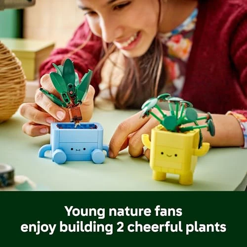 LEGO Botanicals Happy Plants Building Toys - Bedroom Or Dorm Room Decor For Girls, Boys, & Adults, Desk Or Shelf Display - Birthday Gift Ideas For Kids, Ages 9+ - 10349 3 LEGO Botanicals Happy Plants Building Toys - Bedroom Or Dorm Room Decor For Girls, Boys, & Adults, Desk Or Shelf Display - Birthday Gift Ideas For Kids, Ages 9+ - 10349 - Image 3