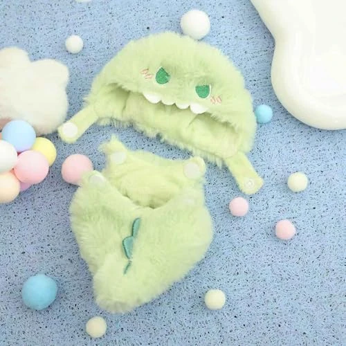 Clothes For Doll 17cm Accessories Suit Cute Clothes For Doll Dress Up Animal Style Outfits (NO Doll)(Dinosaur) 1 Clothes For Doll 17cm Accessories Suit Cute Clothes For Doll Dress Up Animal Style Outfits (NO Doll)(Dinosaur)