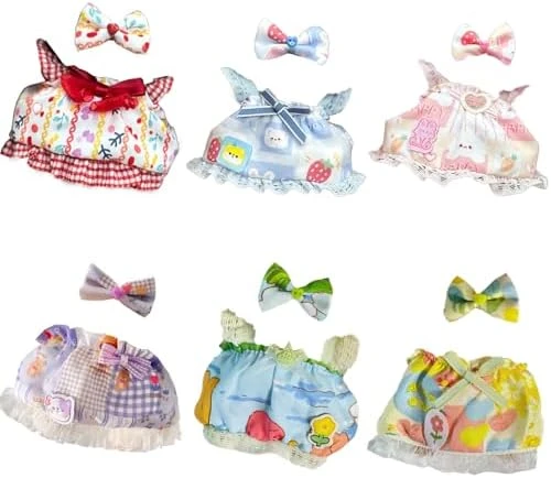 Doll Clothes For Doll, 6 Pack Outfits For 17cm Doll, Perfect For Play & Display, Doll Accessories For Collectors (No Dolls) (Set 3) 7 Doll Clothes For Doll, 6 Pack Outfits For 17cm Doll, Perfect For Play & Display, Doll Accessories For Collectors (No Dolls) (Set 3) - Image 7