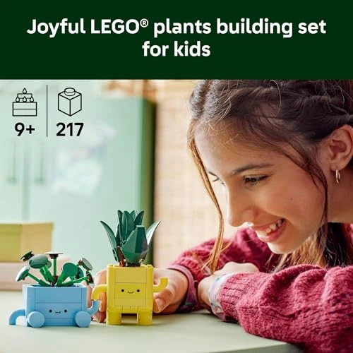 LEGO Botanicals Happy Plants Building Toys - Bedroom Or Dorm Room Decor For Girls, Boys, & Adults, Desk Or Shelf Display - Birthday Gift Ideas For Kids, Ages 9+ - 10349 2 LEGO Botanicals Happy Plants Building Toys - Bedroom Or Dorm Room Decor For Girls, Boys, & Adults, Desk Or Shelf Display - Birthday Gift Ideas For Kids, Ages 9+ - 10349 - Image 2