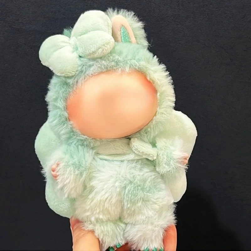 Pendant Button Knitted Sweater Labu Hat Replacement Kit (Green Angel Bow Set)