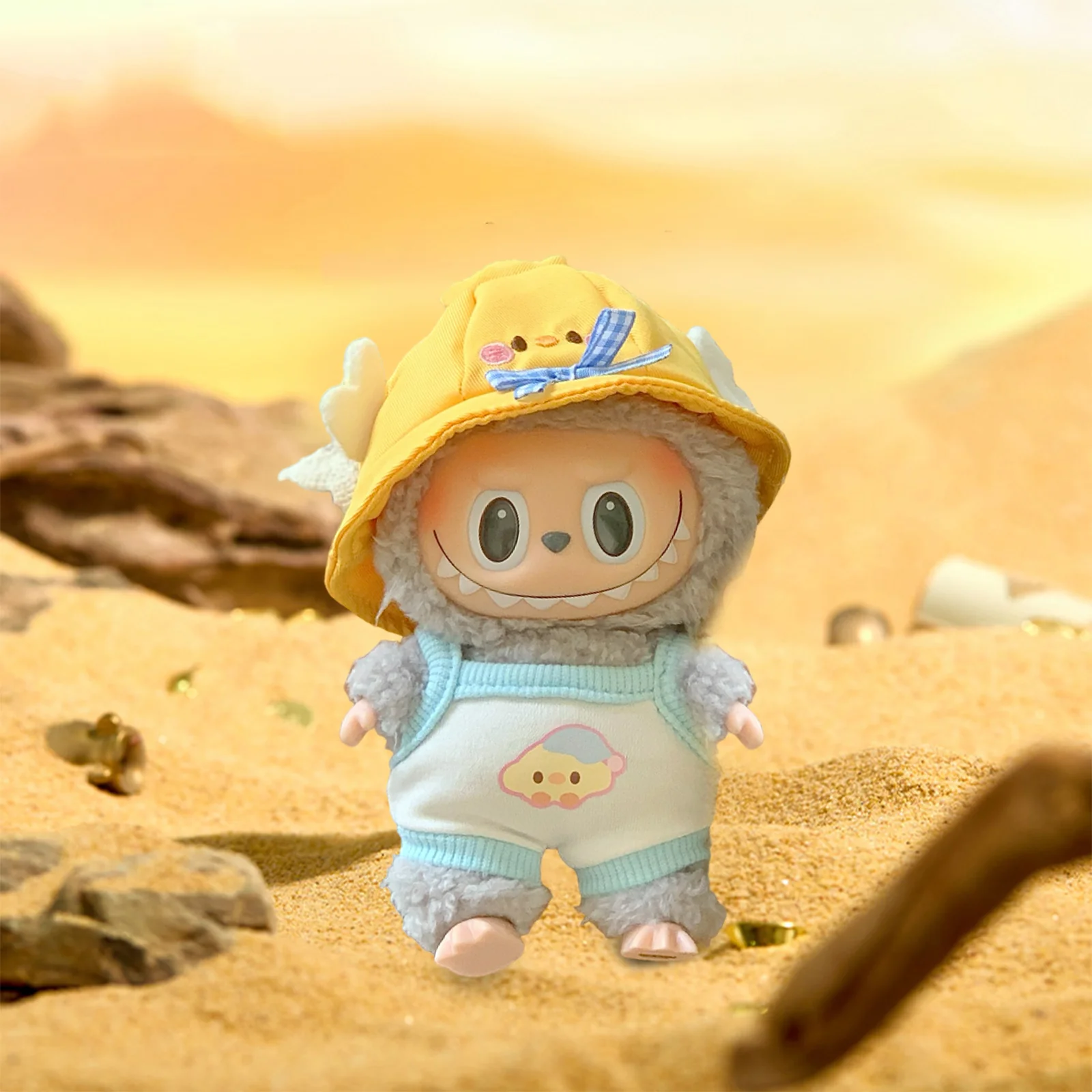 How Labubu-Inspired Mini Clothes Turn Your Toy Collection into a Fashion Show 1 How Labubu-Inspired Mini Clothes Turn Your Toy Collection into a Fashion Show -Labubu Outfit Shop labubu yellow duck clothing set 1